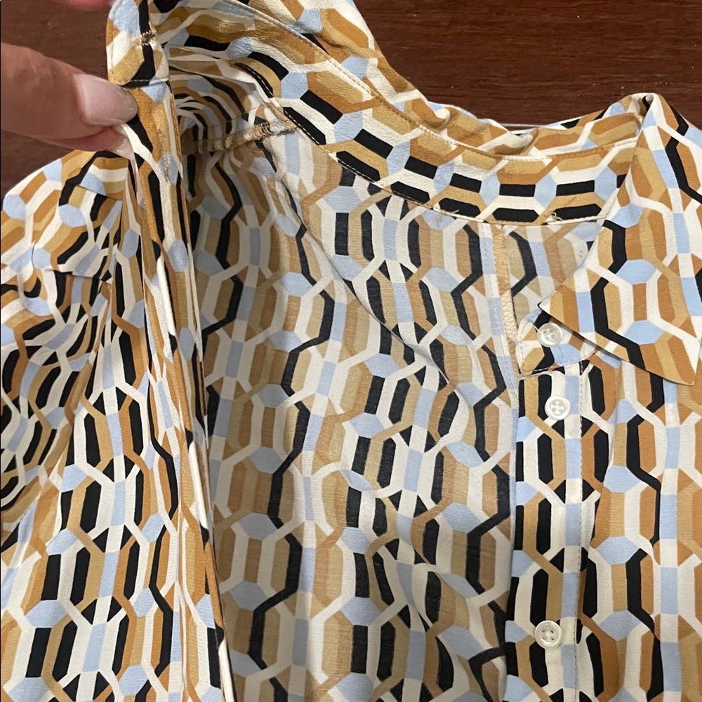 Maje Geometric Pattern Mini Dress - Picture 6 of 9